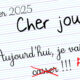 Cher journal, janvier 2025